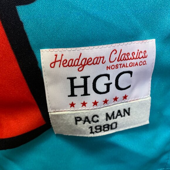 Headgear Classics Basketball Jersey Pac-Man 1980 Puck Man Blue Mens 2XL XXL - Picture 5 of 8